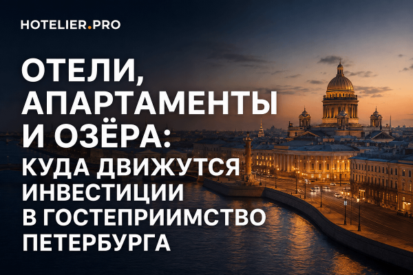 ОТЕЛИ, АПАРТАМЕНТЫ И ОЗЁРА: КУДА ДВИЖУТСЯ ИНВЕСТИЦИИ В ГОСТЕПРИИМСТВО ПЕТЕРБУРГА ОТЕЛИ, АПАРТАМЕНТЫ И ОЗЁРА: КУДА ДВИЖУТСЯ ИНВЕСТИЦИИ В ГОСТЕПРИИМСТВО ПЕТЕРБУРГА